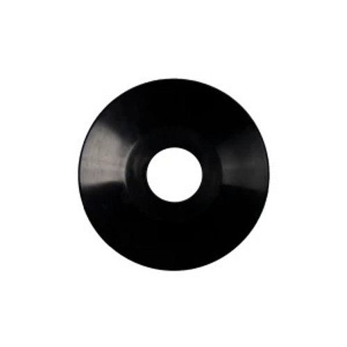 Bump Stop - Puck - 1.95 in OD - 0.550 in ID - 0.375 in Tall - Shock Mount - 85A Durometer - Polyurethane - Black - Each