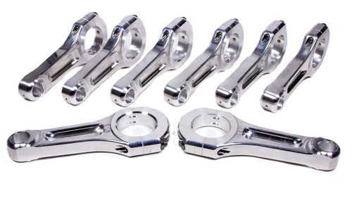 Connecting Rod - I Beam - 6.535 in Long - 7/16 in Cap Screws - Forged Aluminum - Big Block Chevy - Set of 8