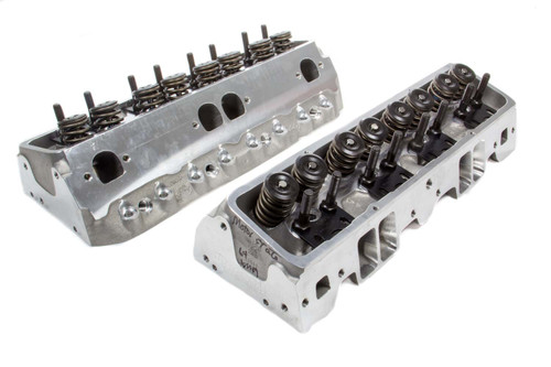 Cylinder Head - Dragon Slayer - Assembled - 2.080 / 1.600 in Valves - 225 cc Intake - 64 cc Chamber - 1.550 in Springs - Angle Plug - Aluminum - Small Block Chevy - Pair Cylinder Head - Dragon Slayer - Assembled - 2.080 / 1.600 in Valves - 225 cc Intake - 64 cc Chamber - 1.550 in Springs - Angle Plug - Aluminum - Small Block Chevy - Pair