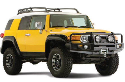 Fender Flare - Pocket Style - Front / Rear - 1.5 in Wide - Plastic - Black - Toyota Midsize SUV 2007-14 - Kit