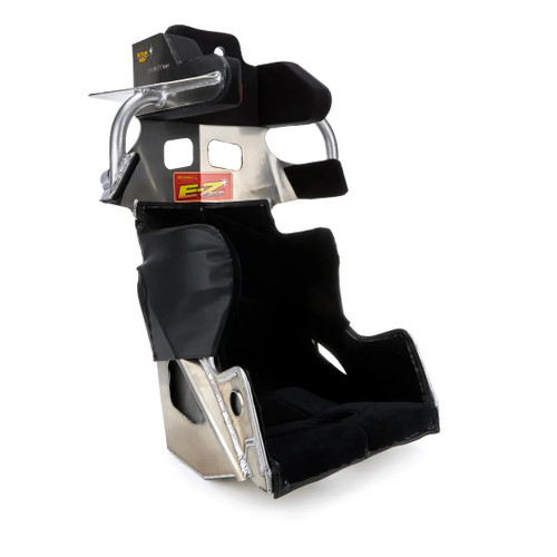 Seat and Cover - E-Z II Series Mod - 16-1/2 in Wide - 15 Degree Layback - Velour Cover - Aluminum - Natural - Kit