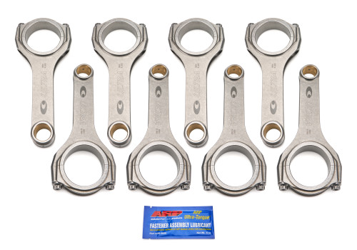 Connecting Rod - Ultra - I Beam - 6.385 in Long - Bushed - 7/16 in Cap Screws - ARPL19 Bolt - Forged - Steel - Big Block Chevy - Set of 8