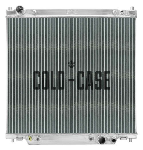 Radiator - 30.25 in W x 31.75 in H x 3 in D - Driver Side Inlet - Passenger Side Outlet - Aluminum - Polished - Ford Powerstroke - Ford Fullsize Truck 1999-2004 - Each Radiator - 30.25 in W x 31.75 in H x 3 in D - Driver Side Inlet - Passenger Side Outlet - Aluminum - Polished - Ford Powerstroke - Ford Fullsize Truck 1999-2004 - Each