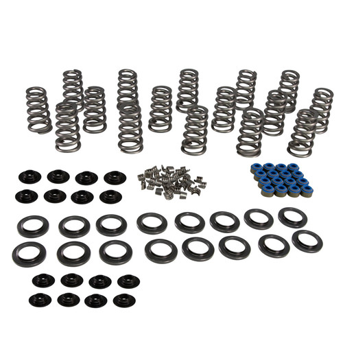 Valve Spring Kit - Conical - Single Spring - 519 lb/in Spring Rate - 1.175 in Coil Bind - 1.060 in / 1.332 in OD - Chromoly Retainer / Steel Valve Lock / Rubber Seal / Seats - Mopar Gen III Hemi - Kit Valve Spring Kit - Conical - Single Spring - 519 lb/in Spring Rate - 1.175 in Coil Bind - 1.060 in / 1.332 in OD - Chromoly Retainer / Steel Valve Lock / Rubber Seal / Seats - Mopar Gen III Hemi - Kit