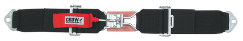 Lap Belt - Latch and Link - SFI 16.1 - 50 in Length - 3 in Width - Pull Down Adjust - Bolt-In - Black - Each