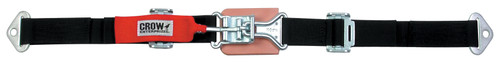 Lap Belt - Latch and Link - SFI 16.2 - 50 in Length - 2 in Width - Pull Down Adjust - Bolt-In - Black - Each