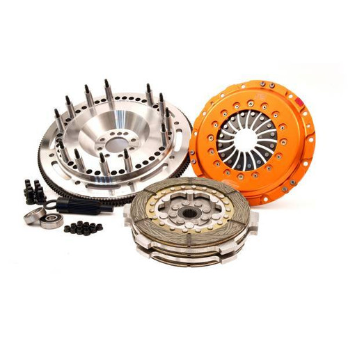 Clutch Kit - Triad DS - Triple Disc - 8.75 in Diameter - 1-1/8 in x 26 Spline - Steel Flywheel - Solid Hub - Iron / Organic - Chevy Camaro 2016-18 - Kit