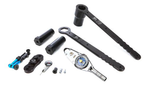 Rear End Rebuild Tool Kit - Professional Series - Wrench / Torque Wrench / Dial Indicator / Sockets Included - Aluminum - Black Anodized - Kit