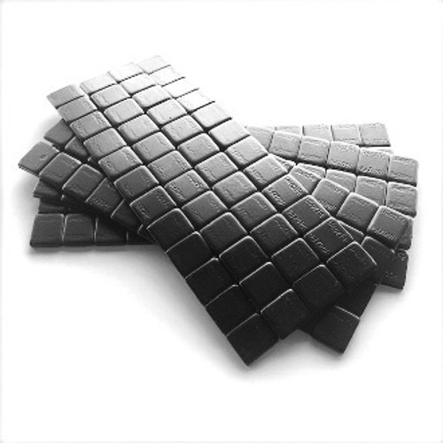 Wheel Weight - Self Adhesive - 0.25 oz Tabs - Lead Free - 48 oz Total - Black Powder Coat - Set of 16