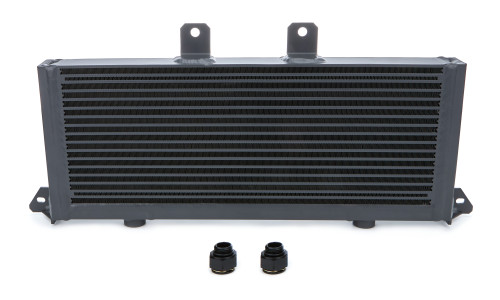 Fluid Cooler - 24.75 x 10.75 x 1.75 in - Stack Type - OEM Inlet / Outlet - Aluminum - Gray Powder Coat - GM Duramax - GM Fullsize Truck 2003-05 - Each
