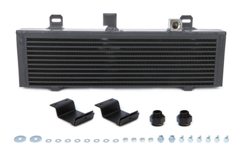 Fluid Cooler - 21 x 8 x 4 in - Stack Type - OEM Inlet / Outlet - Aluminum - Gray Powder Coat - GM Duramax - GM Fullsize Truck 2015-16 - Each Fluid Cooler - 21 x 8 x 4 in - Stack Type - OEM Inlet / Outlet - Aluminum - Gray Powder Coat - GM Duramax - GM Fullsize Truck 2015-16 - Each