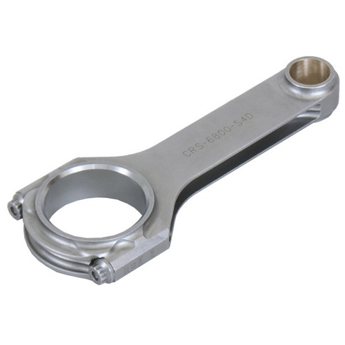 Connecting Rod - H-Beam - 6.000 in Long - Bushed - 7/16 in Cap Screws - ARP2000 Bolt - Forged - Steel - Small Block Chevy - Set of 8