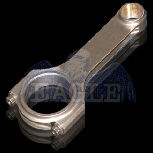Connecting Rod - H Beam - 6.123 in Long - Bushed - 7/16 in Cap Screws - ARP2000 Bolt - Forged - Steel - Small Block Mopar - Set of 8 Connecting Rod - H Beam - 6.123 in Long - Bushed - 7/16 in Cap Screws - ARP2000 Bolt - Forged - Steel - Small Block Mopar - Set of 8