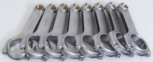 Connecting Rod - H Beam - 6.800 in Long - Bushed - 7/16 in Cap Screws - ARP2000 Bolt - Forged - Steel - Various V8 Applications - Set of 8 Connecting Rod - H Beam - 6.800 in Long - Bushed - 7/16 in Cap Screws - ARP2000 Bolt - Forged - Steel - Various V8 Applications - Set of 8