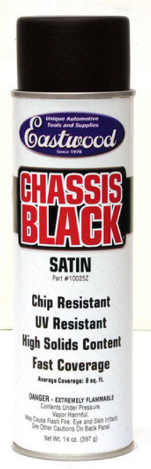 Paint - Chassis Black - Ceramic Urethane - Satin Black - 14 oz Aerosol - Each