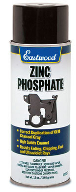 Paint - Zinc Phosphate - Acrylic Enamel - Gray - 12 oz Aerosol - Each