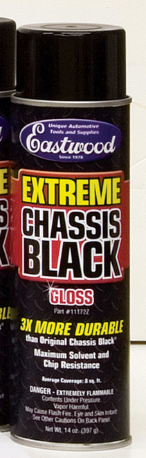 Paint - Extreme Chassis Black - Ceramic Urethane - Gloss Black - 14 oz Aerosol - Each