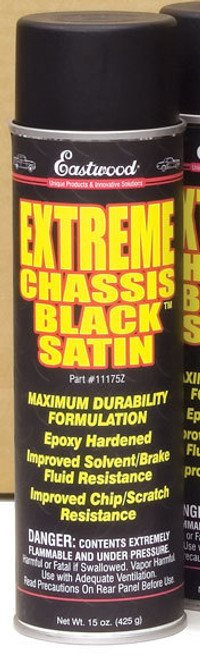 Paint - Extreme Chassis Black - Ceramic Urethane - Satin Black - 14 oz Aerosol - Each