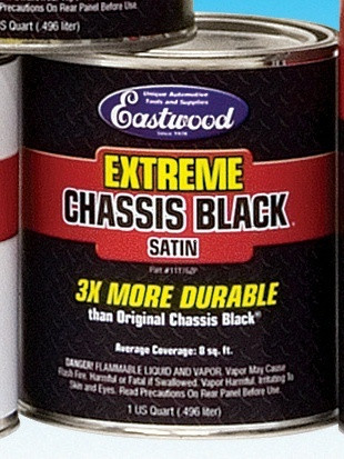 Paint - Extreme Chassis Black - Ceramic Urethane - Satin Black - 1 qt Can - Each