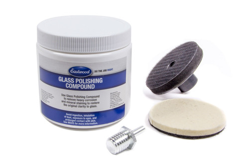 Glass Polishing Kit - Pro Glass - Compound / Wheels Included - Kit