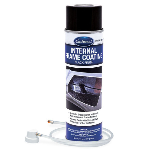 Paint - Internal Frame Coating - Black - Hose / Spray Nozzle Included - 14 oz Aerosol - Each Paint - Internal Frame Coating - Black - Hose / Spray Nozzle Included - 14 oz Aerosol - Each