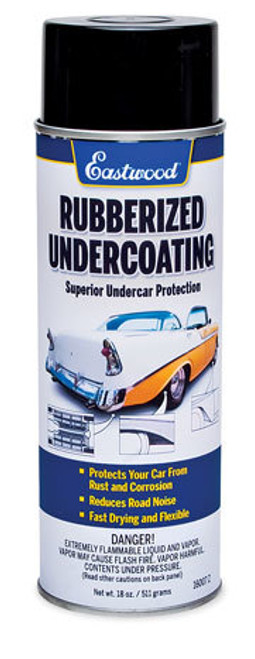 Undercoating - Rubberized - Paintable - Flexible - Black - 18 oz - Each Undercoating - Rubberized - Paintable - Flexible - Black - 18 oz - Each