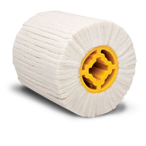 Buffing Drum - Contour SCT - 4 in OD - 3/4 in Keyed Shaft - Each