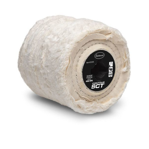 Buffing Drum - Contour SCT - 4.5 in OD - 3/4 in Keyed Shaft - Each
