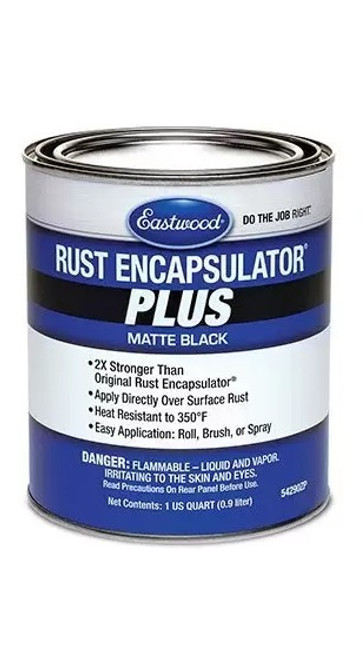 Paint - Rust Encapsulator Plus - Matte Black - 1 qt Can - Each