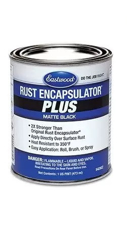 Paint - Rust Encapsulator Plus - Matte Black - 1 pt Can - Each