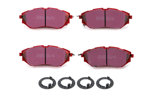 Brake Pads - Red Stuff - High Friction - Front - Ceramic - Various Subaru Applications 2014-18 - Set of 4