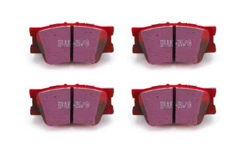Brake Pads - Red Stuff - High Friction - Rear - Ceramic - Toyota Avalon / Camry 2007-22 - Set of 4 Brake Pads - Red Stuff - High Friction - Rear - Ceramic - Toyota Avalon / Camry 2007-22 - Set of 4