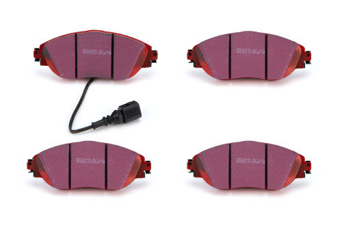 Brake Pads - Red Stuff - High Friction - Front - Ceramic - Various Volkswagen Applications 2012-24 - Set of 4