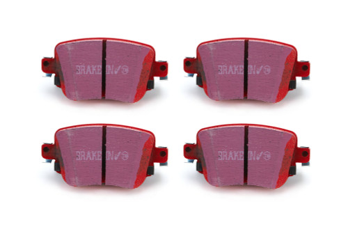 Brake Pads - Red Stuff - High Friction - Rear - Ceramic - Various Audi / Volkswagen Applications 2010-24 - Set of 4
