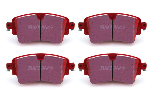 Brake Pads - Red Stuff - High Friction - Rear - Ceramic - Various Audi / Volkswagen Applications 2015-24 - Set of 4