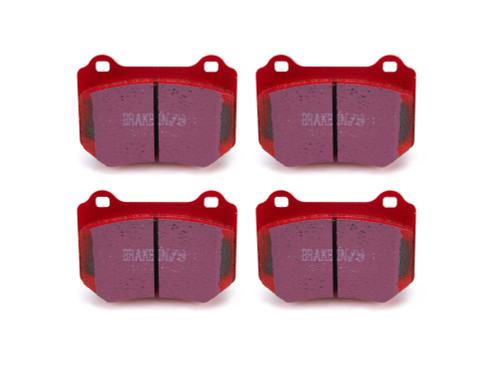 Brake Pads - Red Stuff - High Friction - Rear - Ceramic - Subaru WRX 2018-21 - Set of 4