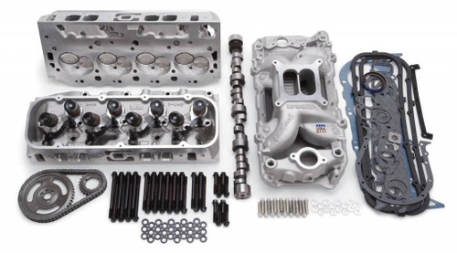 Top End Kit - Performer RPM - Power Package - Cylinder Heads / Camshaft / Gaskets / Hardware / Intake Manifold / Lifters / Timing Set - Aluminum - Natural - Small Block Mopar - Kit