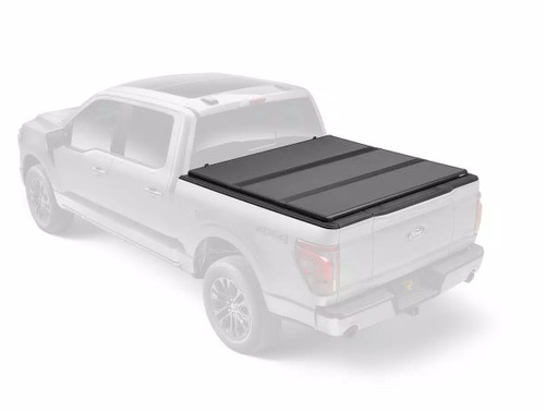 Tonneau Cover - Solid Fold ALX - Folding - Composite Top - Black - 5 ft Bed - Toyota Midsize Truck 2024 - Kit