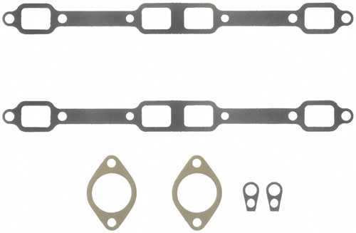 Exhaust Header / Manifold Gasket - 1.670 x 1.220 in Rectangle Port - Composite - Mopar B / RB-Series V8 - Pair
