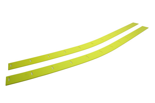 Wear Strip - ABC - 112 x 2.75 in - Plastic - Fluorescent Yellow - Pair Wear Strip - ABC - 112 x 2.75 in - Plastic - Fluorescent Yellow - Pair