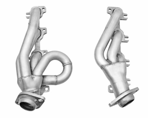 Headers - Shorty - 1.5 in Primary - Stock Collector Flange - Gaskets / Hardware Included - Stainless - Natural - Small Block Mopar - Dodge Ram Fullsize Truck 2004-07 - Pair