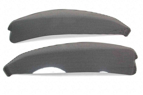 Light Cover - Headlight - Turn Signal - Plastic - Carbon Fiber - Chevy Corvette 1997-2003 - Pair