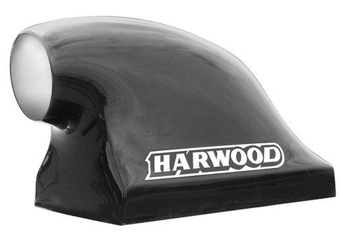 Hood Scoop - Big O Dragster Scoop - 16 in Tall - 13.75 in Wide - 22 in Long - Fiberglass - Black - Each