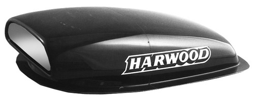 Hood Scoop - Aero Mini II - 7 in Tall - 16 in Wide - 28.5 in Long - Fiberglass - Black - Each
