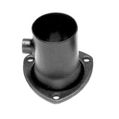 Collector Reducer - 3 in Inlet to 2.25 in OD Outlet - 3-Bolt Flange - O2 Sensor Bung / Gasket - Steel - Natural - Each