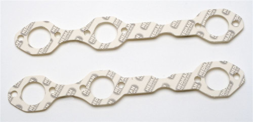 Exhaust Header / Manifold Gasket - 1.438 in Round Port - 0.063 in Thickness - Steel Core Laminate - Pair