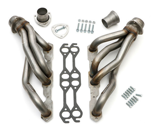 Headers - 1.625 in Primary - 3 in Collector - Gaskets / Hardware Included - Stainless - Natural - GM A-Body / B-Body / F-Body / G-Body / X-Body 1964-93 - Pair