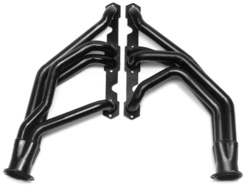 Headers - Street - 1.5 in Primary - 3 in Collector - Gaskets / Hardware Included - Steel - Black Paint - Small Block Chevy - GM X-Body 1962-67 - Pair