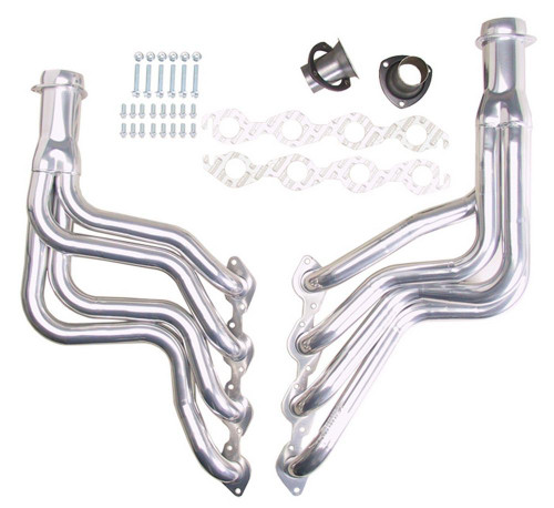 Headers - Street - 1.75 in Primary - 3 in Collector - Gaskets / Hardware Included - Steel - Metallic Ceramic - Big Block Chevy - GM A-Body / B-Body / F-Body / X-Body 1964-75 - Pair