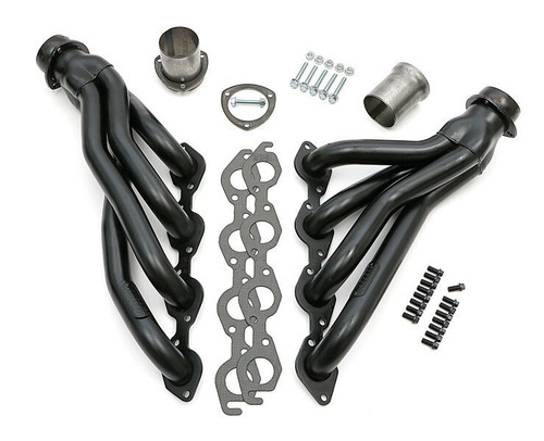 Headers - Street - 1.75 in Primary - 3 in Collector - Gaskets / Hardware Included - Steel - Black Paint - Big Block Chevy - GM A-Body / B-Body / F-Body / X-Body 1965-81 - Pair